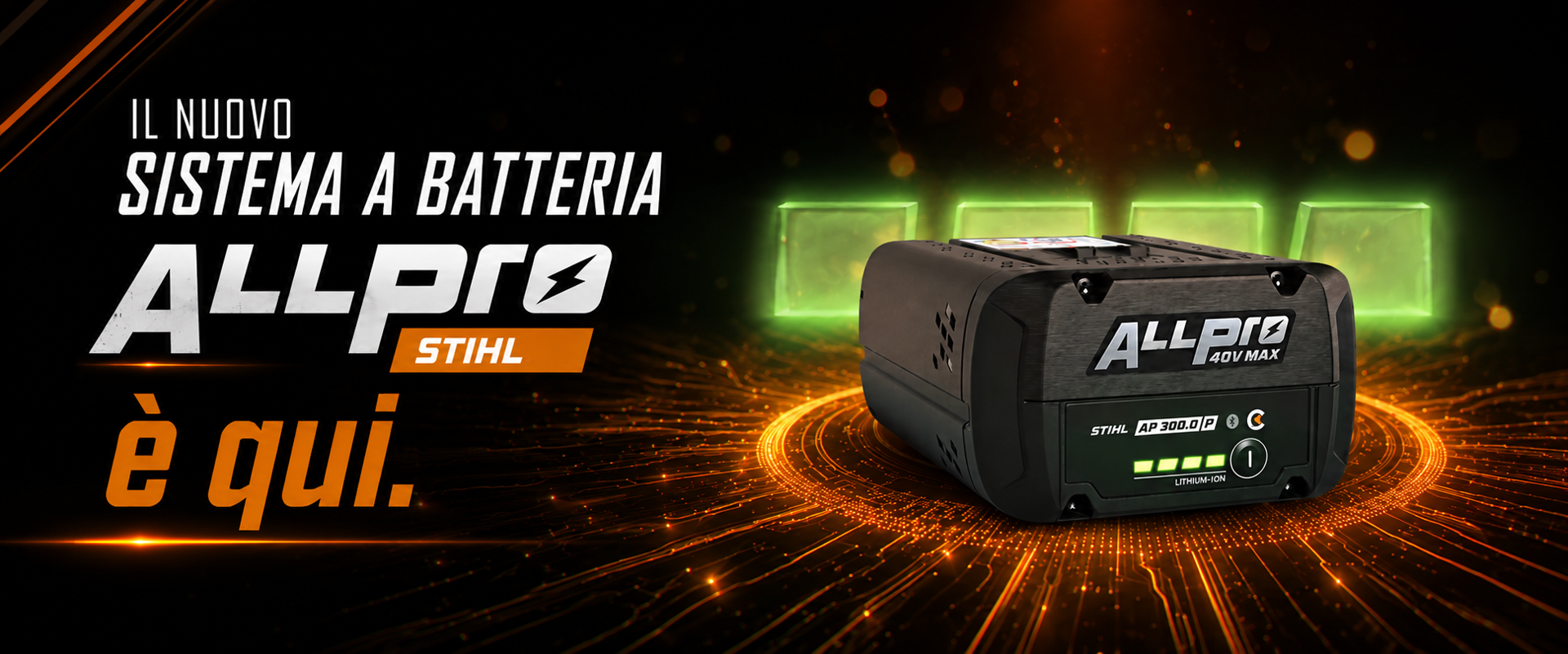 Nuovo Sistema a batterie Stihl ALLPRO